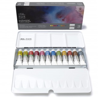 Winsor & Newton Professional Watercolor Metal Box με 12 Σωληνάρια 5ml