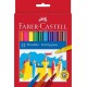 Faber Castell 12 Λεπτοί Μαρκαδόροι Super Washable