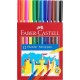 Faber Castell 12 Λεπτοί Μαρκαδόροι Super Washable