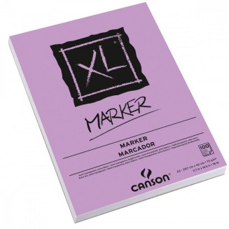 Canson Μπλοκ XL Marker 70gr A4 (21x29,7cm) 100 Φύλλων