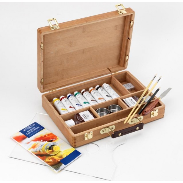 Winsor & Newton Artists Oil Bamboo Box