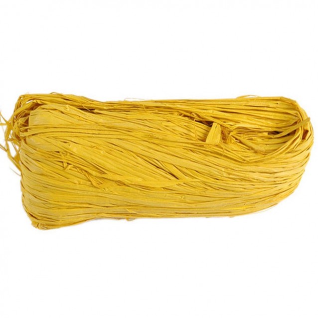 50gr Χόρτο Raffia Κίτρινο