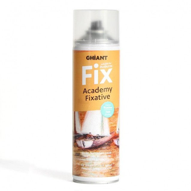 Ghiant Spray Fixative Academy 500ml για Κάρβουνο και Παστέλ