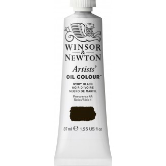 Winsor & Newton 37ml Artists Oil Series 1 Ivory Black