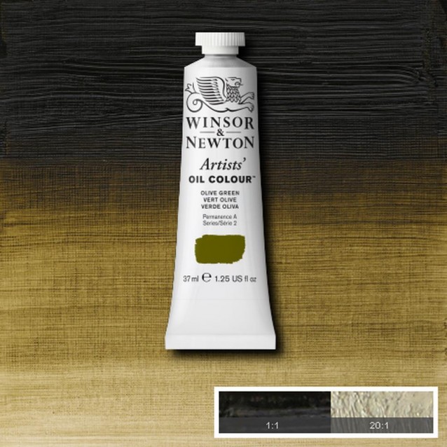 Winsor & Newton 37ml Artists Oil Series 2 Olive Green