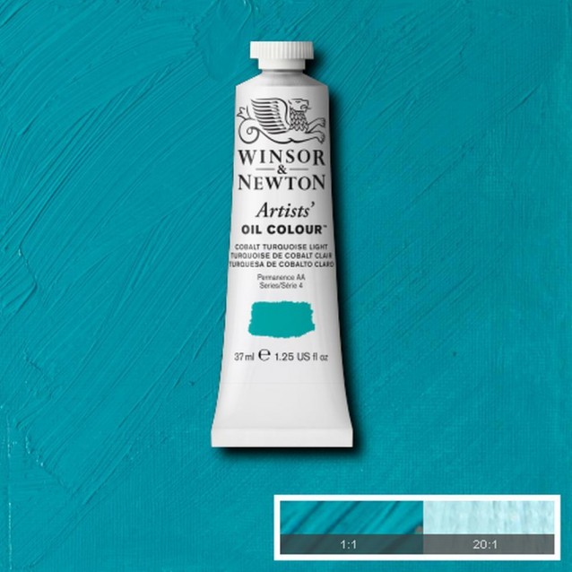 Winsor & Newton 37ml Artists Oil Series 4 Cobalt Turquoise Light