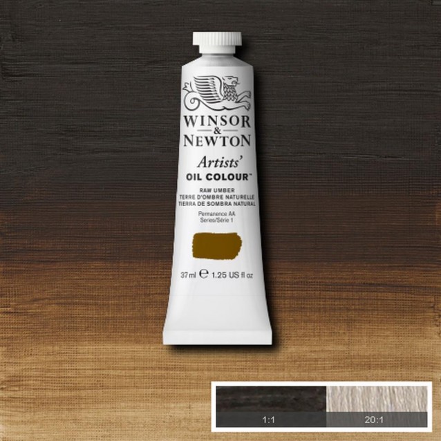 Winsor & Newton 37ml Artists Oil Series 1 Raw Umber