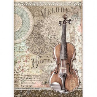 Stamperia Ριζόχαρτο Decoupage A4 (21x29,7cm) Violin