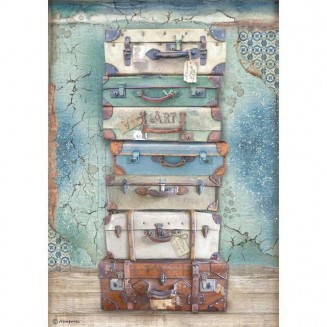 Stamperia Ριζόχαρτο Decoupage A4 (21x29,7cm) Luggage