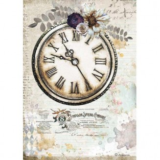 Stamperia Ριζόχαρτο Decoupage A4 (21x29,7cm) Clock