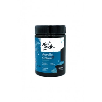 Mont Marte 300ml Studio Acrylic Mars Black