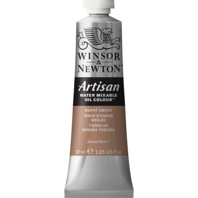 Winsor & Newton 37ml Λάδι Νερού Artisan Series 1 Burnt Umber