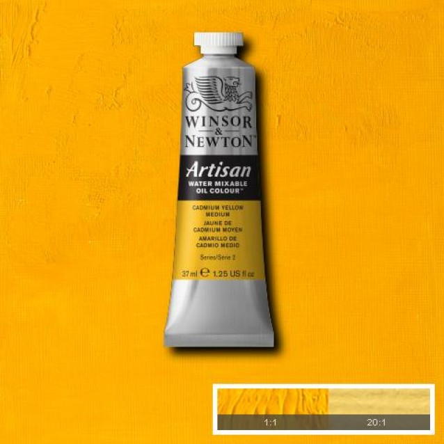 Winsor & Newton 37ml Λάδι Νερού Artisan Series 2 Cadmium Yellow Medium