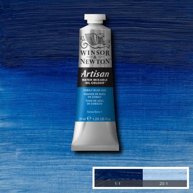 Winsor & Newton 37ml Λάδι Νερού Artisan Series 1 Cobalt Light Blue Hue