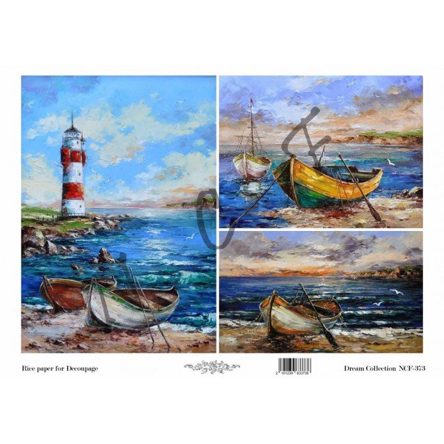 Artistic Design Ριζόχαρτο Decoupage Καλοκαιρινό 30x40cm NCF-373