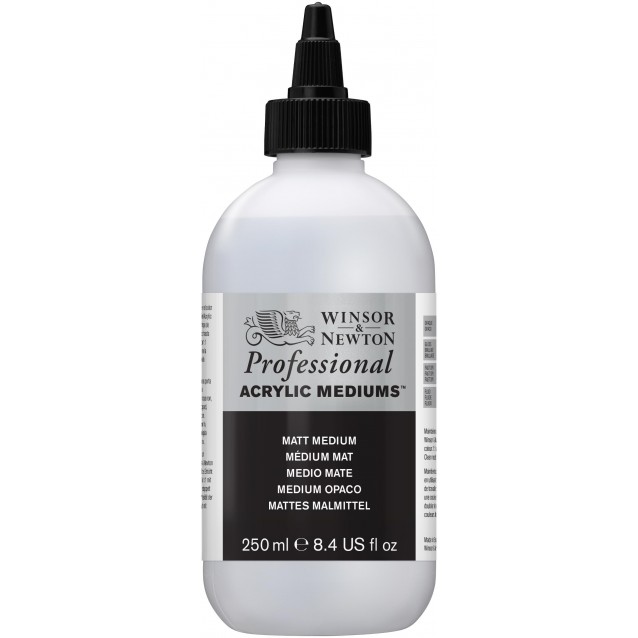 Winsor & Newton Professional Acrylic Matt Medium 250ml