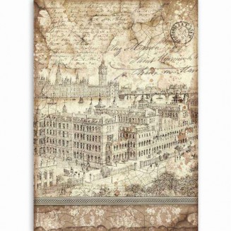 Stamperia Ριζόχαρτο Decoupage A4 (21x29,7cm) Lady Wagabond London