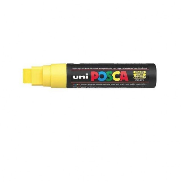 Posca Μαρκαδόρος PC-17K Γίγας 15mm Κίτρινο