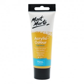 Mont Marte 75ml Studio Acrylic 05 Yellow Ochre