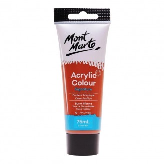 Mont Marte 75ml Studio Acrylic 14 Burnt Sienna