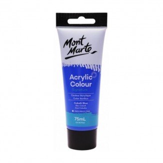 Mont Marte 75ml Studio Acrylic 19 Cobalt Blue