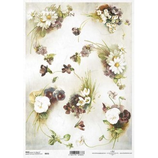 Itd. Collection Ριζόχαρτο Decoupage A4 (21x29,7cm) Flowers – Pansies