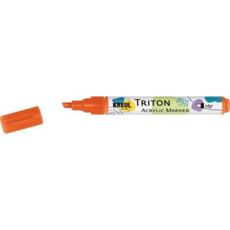 KREUL Triton Ακρυλικός Μαρκαδόρος Πλακέ 1-4mm Πορτοκαλί