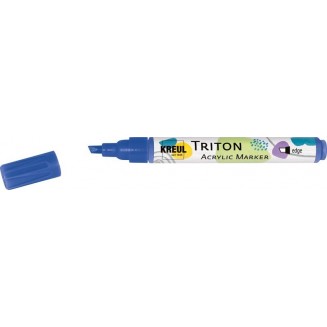 KREUL Triton Ακρυλικός Μαρκαδόρος Πλακέ 1-4mm Μπλέ Ουλτραμαρίν