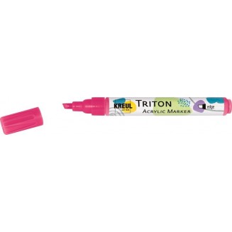 KREUL Triton Ακρυλικός Μαρκαδόρος Πλακέ 1-4mm Φωσφοριζέ Ροζ