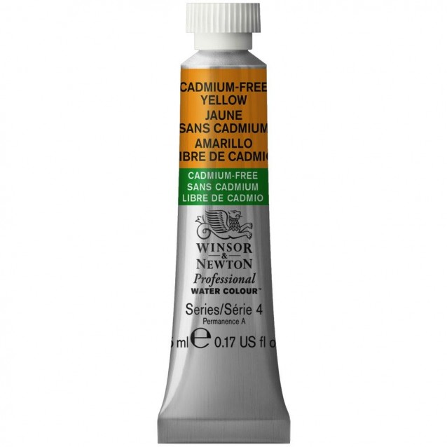 Winsor & Newton 5ml Ακουαρέλας Professional 890 Cadmium Free Yellow Series 4