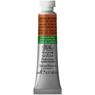 Winsor & Newton 5ml Ακουαρέλας Professional 891 Cadmium Free Yellow Deep Series 4