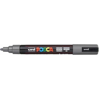 Posca Μαρκαδόρος PC-5M Μεσαίος 1,8-2,5mm Γκρι Σκούρο