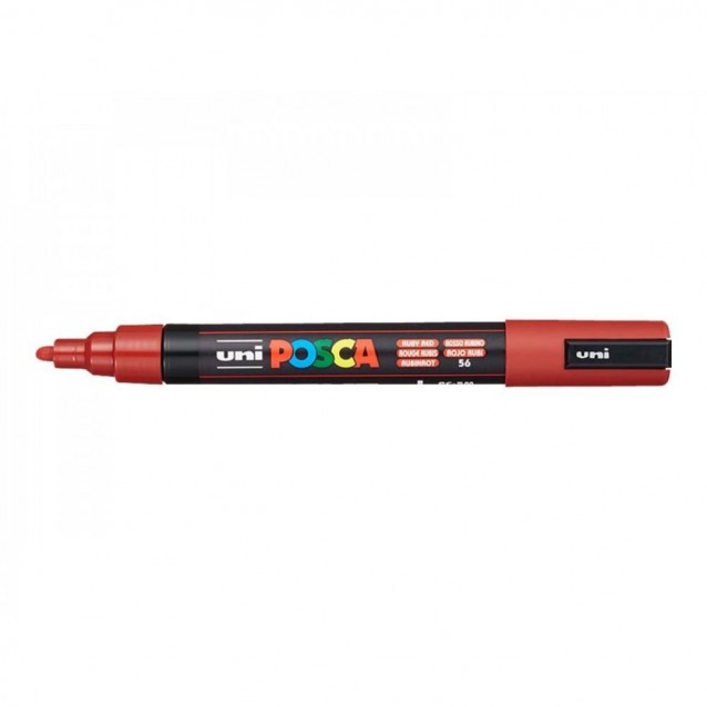 Posca Μαρκαδόρος PC-5M Μεσαίος 1,8-2,5mm Ρουμπινί