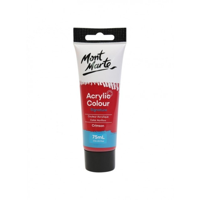 Mont Marte 75ml Studio Acrylic 11 Crimson