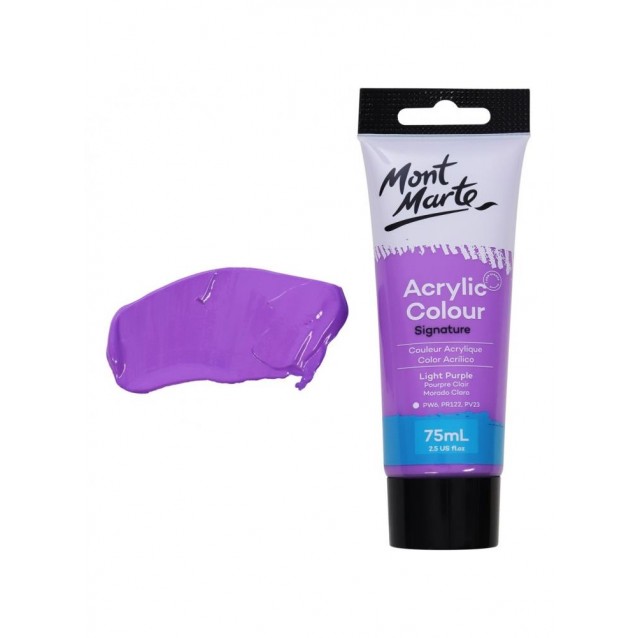 Mont Marte 75ml Studio Acrylic 15 Light Purple