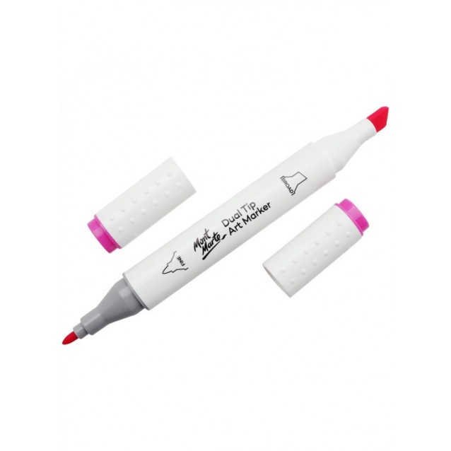 Mont Marte Art Marker Διπλής Μύτης P4 Hot Pink (6 Vivid Pink)