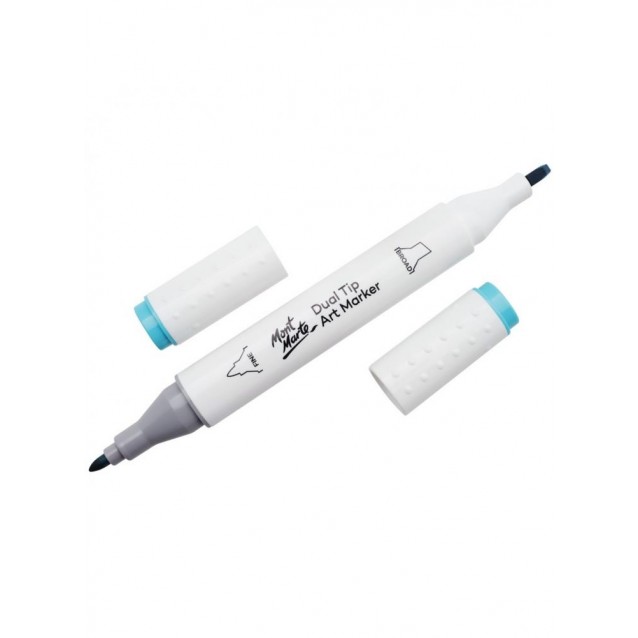 Mont Marte Art Marker Διπλής Μύτης B8 Turquoise (65 Ice Blue)