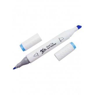 Mont Marte Art Marker Διπλής Μύτης B4 Sky Blue (76 Sky Blue)