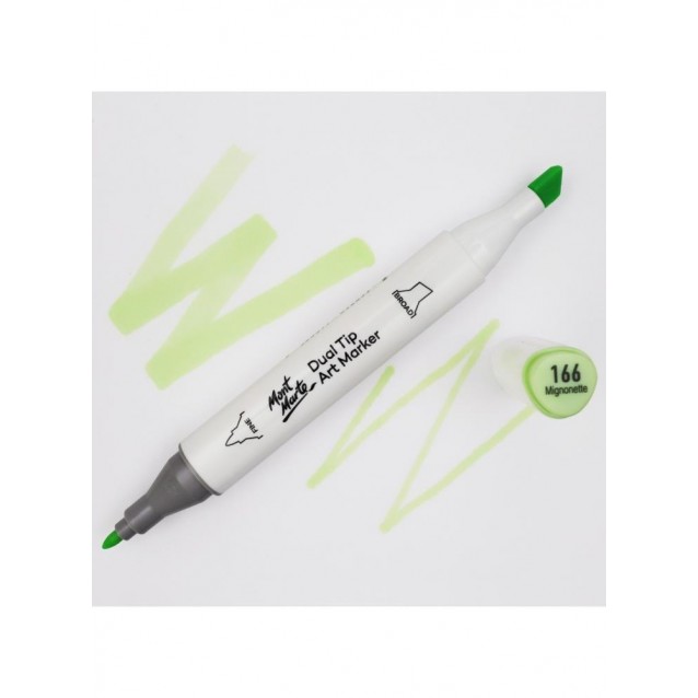 Mont Marte Art Marker Διπλής Μύτης G6 Mint Green (166 Mignonette)