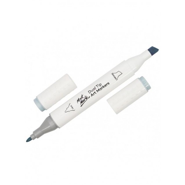 Mont Marte Art Marker Διπλής Μύτης GY6 Arctic Grey (BG1 Blue Grey)