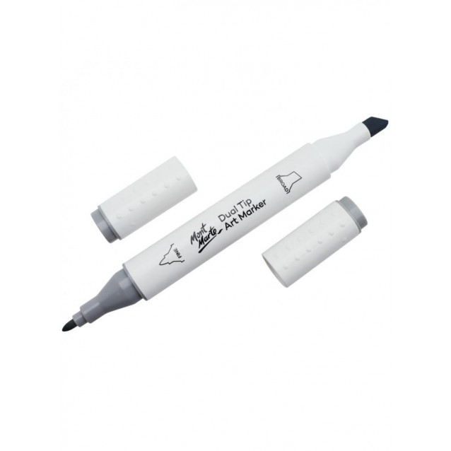 Mont Marte Art Marker Διπλής Μύτης GY4 Light Grey (CG1 Cool Grey)