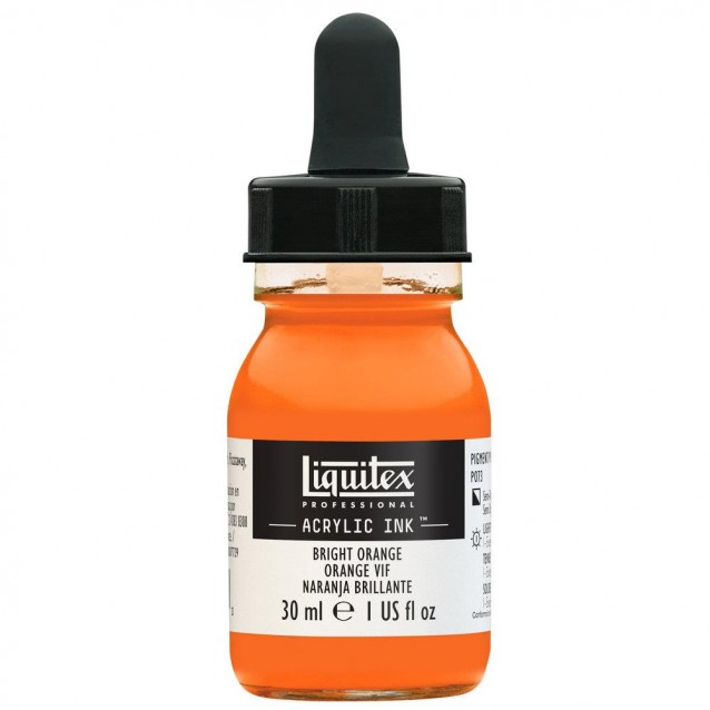 Liquitex Professional Acrylic Ink 30ml 147 Bright Orange