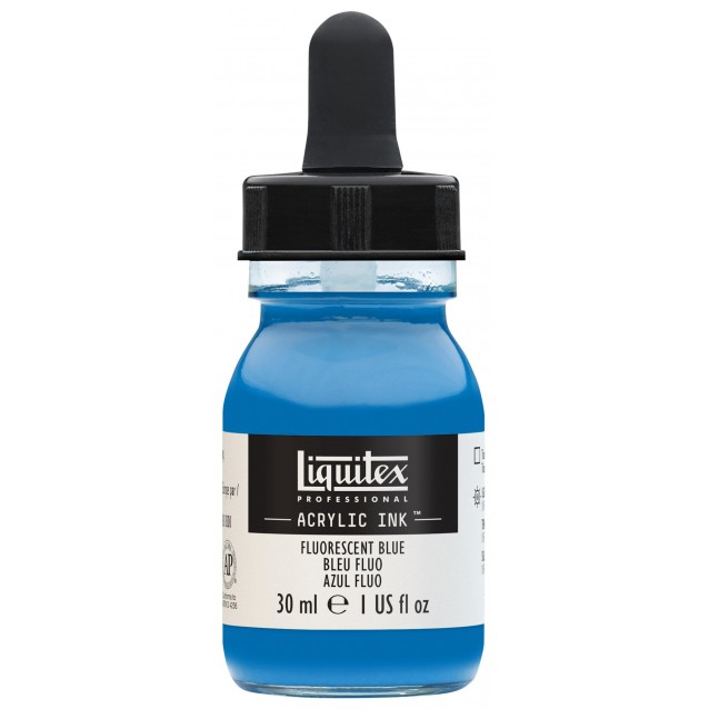 Liquitex Professional Acrylic Ink 30ml 984 Fluorescent Blue