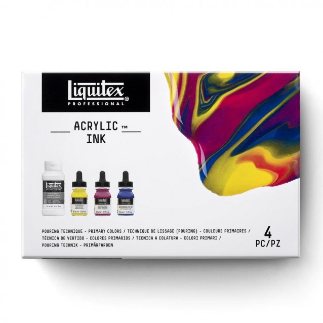 Liquitex Professional Acrylic Ink Τεχνική Pouring Βασικά Χρώματα