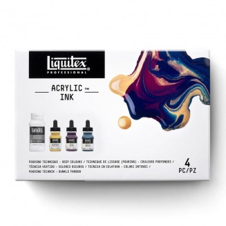 Liquitex Professional Acrylic Ink Τεχνική Pouring Σκούρα Χρώματα