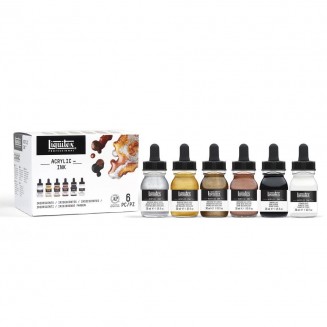 Liquitex Professional Acrylic Ink 6 x 30ml Μεταλλικά Χρώματα