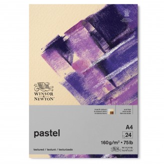 Winsor & Newton Μπλοκ Pastel 160gr A4(21x29,7cm) 24 Φύλλά σε 6 Γήινα Χρώματα