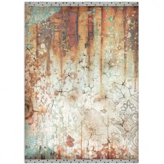 Stamperia Ριζόχαρτο Decoupage A4 (21x29,7cm) Lady Vagabond Lifestyle rust effect