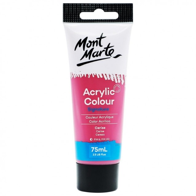 Mont Marte 75ml Studio Acrylic 36 Cerise