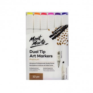 Mont Marte 12 Art Markers Διπλής Μύτης